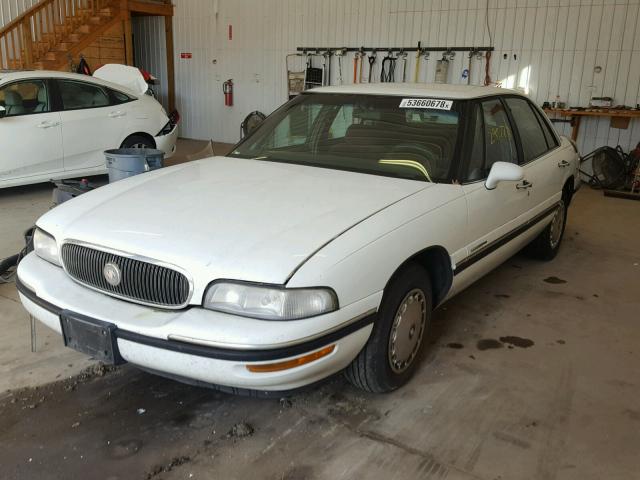 1G4HP52K8XH451016 - 1999 BUICK LESABRE CU WHITE photo 2