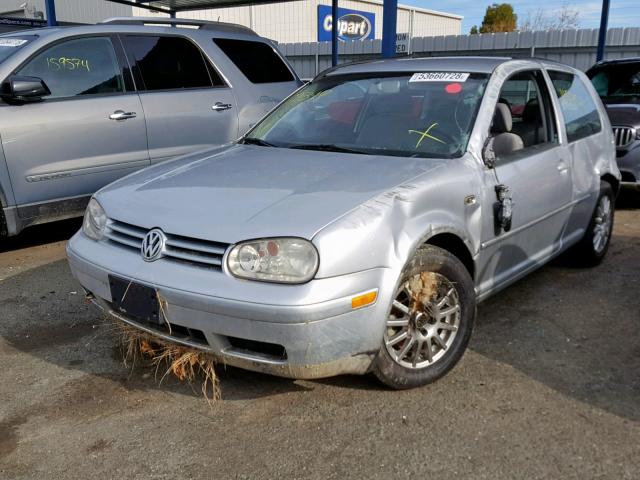 9BWBP61J234057253 - 2003 VOLKSWAGEN GOLF GL TD SILVER photo 2