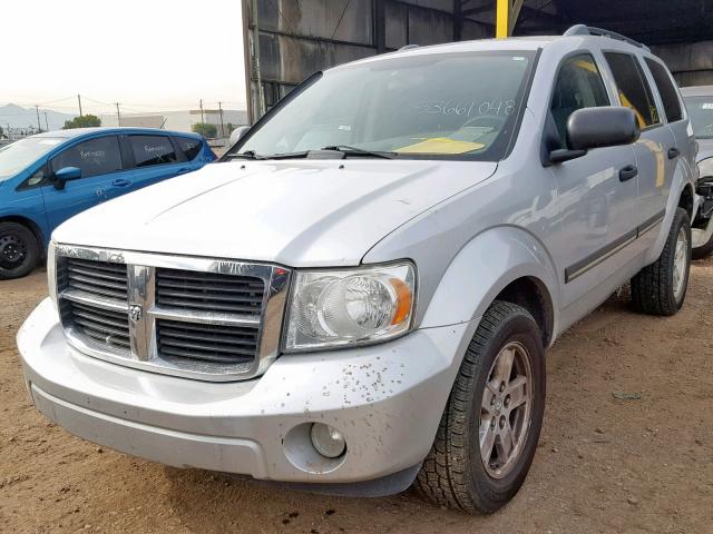 1D8HB48N98F155290 - 2008 DODGE DURANGO SL SILVER photo 2