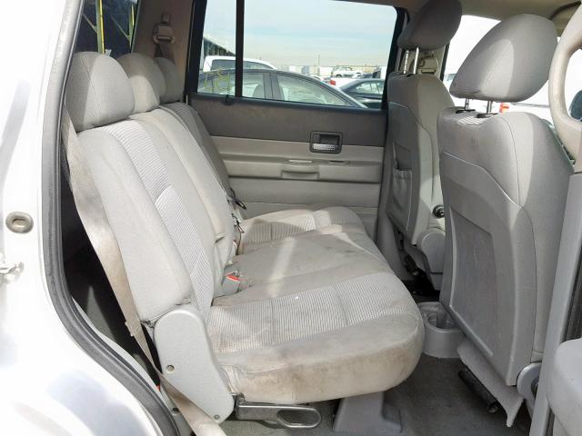 1D8HB48N98F155290 - 2008 DODGE DURANGO SL SILVER photo 6