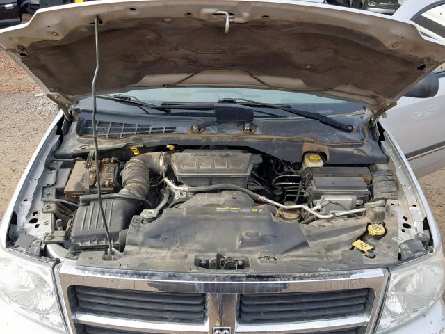 1D8HB48N98F155290 - 2008 DODGE DURANGO SL SILVER photo 7