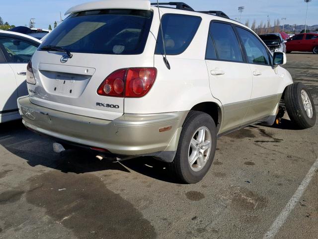 JT6HF10U9X0087800 - 1999 LEXUS RX 300 CREAM photo 4