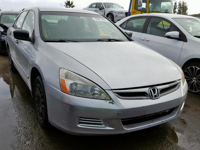 JHMCM56197C025890 - 2007 HONDA ACCORD VAL SILVER photo 1