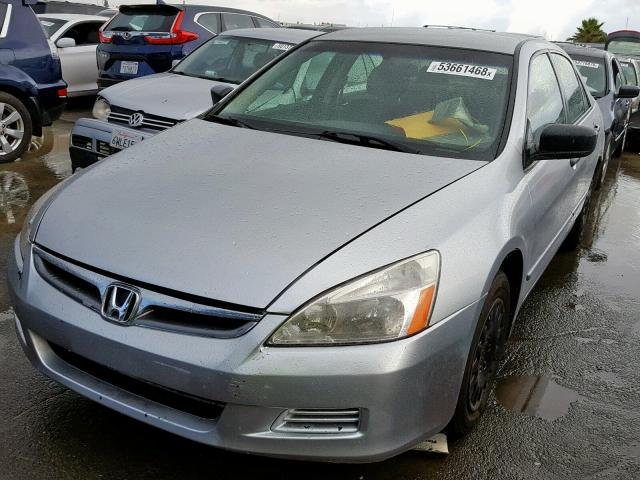 JHMCM56197C025890 - 2007 HONDA ACCORD VAL SILVER photo 2