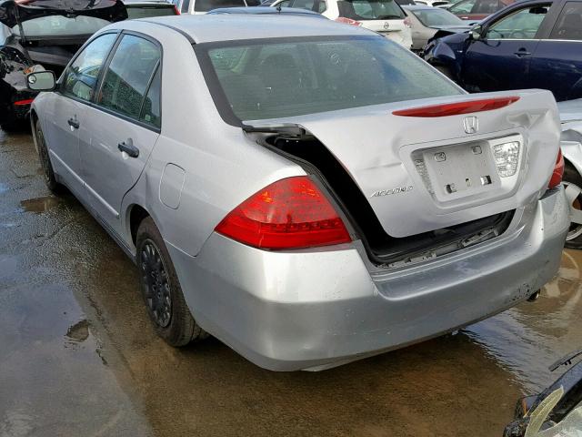 JHMCM56197C025890 - 2007 HONDA ACCORD VAL SILVER photo 3