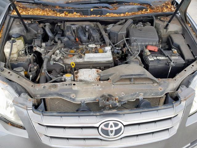 4T1BK36B45U050537 - 2005 TOYOTA AVALON XL GRAY photo 7