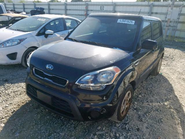 KNDJT2A51D7638272 - 2013 KIA SOUL BLACK photo 2