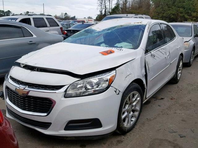 1G11C5SL1FF316604 - 2015 CHEVROLET MALIBU 1LT თეთრი ფოტო 2