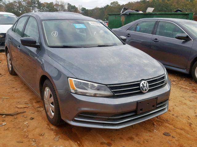 3VW2K7AJXFM343131 - 2015 VOLKSWAGEN JETTA BASE GRAY photo 9