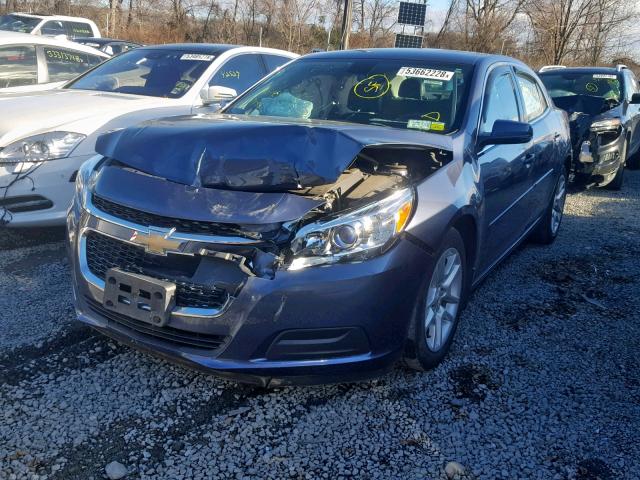 1G11C5SL4FF182154 - 2015 CHEVROLET MALIBU 1LT BLUE photo 2
