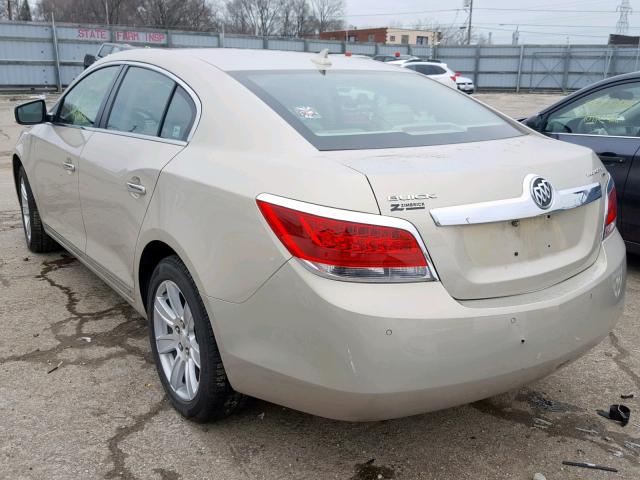 1G4GC5EDXBF314099 - 2011 BUICK LACROSSE C TAN photo 3