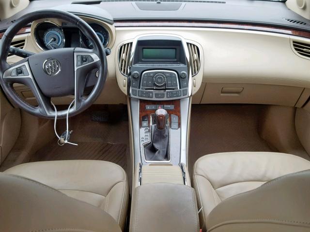 1G4GC5EDXBF314099 - 2011 BUICK LACROSSE C TAN photo 9