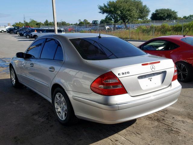 WDBUF65J53A212216 - 2003 MERCEDES-BENZ E 320 SILVER photo 3