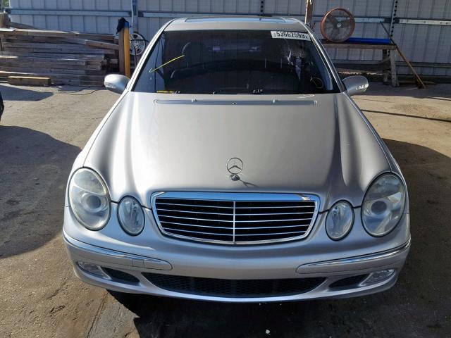 WDBUF65J53A212216 - 2003 MERCEDES-BENZ E 320 SILVER photo 9