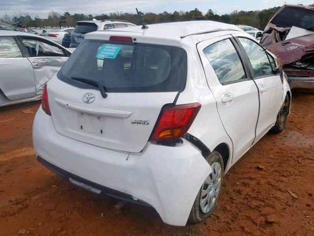 VNKKTUD3XHA085079 - 2017 TOYOTA YARIS L WHITE photo 4