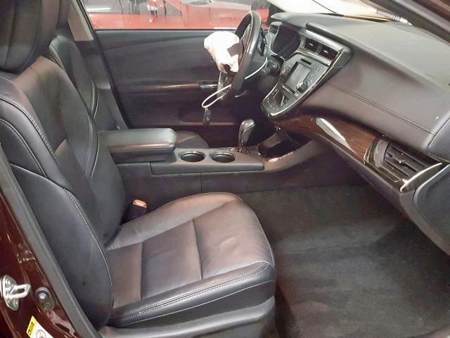 4T1BK1EB7FU176303 - 2015 TOYOTA AVALON XLE BURGUNDY photo 5