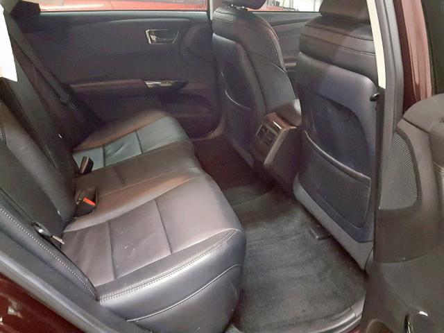 4T1BK1EB7FU176303 - 2015 TOYOTA AVALON XLE BURGUNDY photo 6