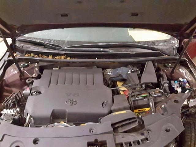 4T1BK1EB7FU176303 - 2015 TOYOTA AVALON XLE BURGUNDY photo 7