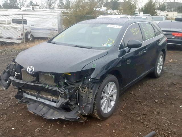 4T3ZA3BB4BU039564 - 2011 TOYOTA VENZA BASE BLACK photo 2