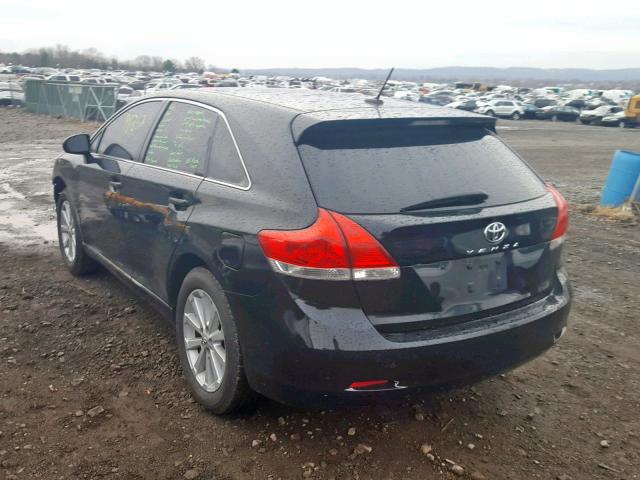 4T3ZA3BB4BU039564 - 2011 TOYOTA VENZA BASE BLACK photo 3