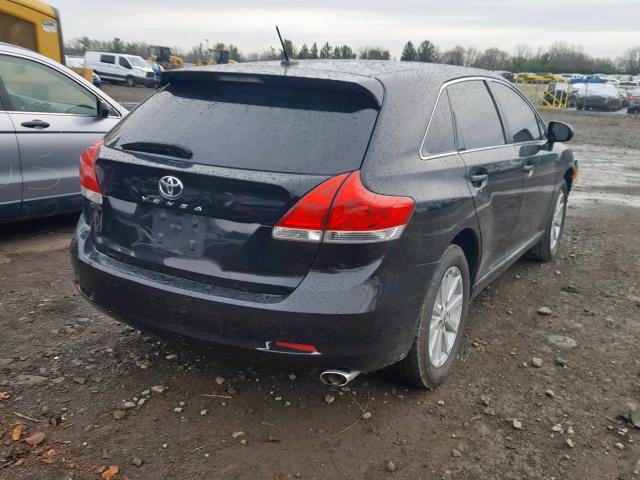 4T3ZA3BB4BU039564 - 2011 TOYOTA VENZA BASE BLACK photo 4