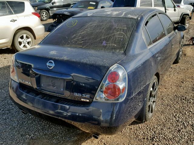 1N4BL11D25N488214 - 2005 NISSAN ALTIMA SE BLUE photo 4