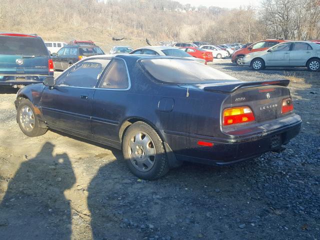 JH4KA8270SC001809 - 1995 ACURA LEGEND LS GREEN photo 3