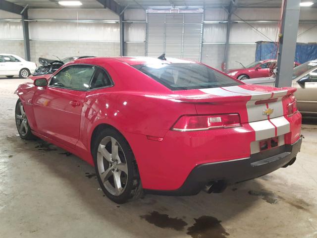 2G1FK1EJ5F9175248 - 2015 CHEVROLET CAMARO 2SS RED photo 3