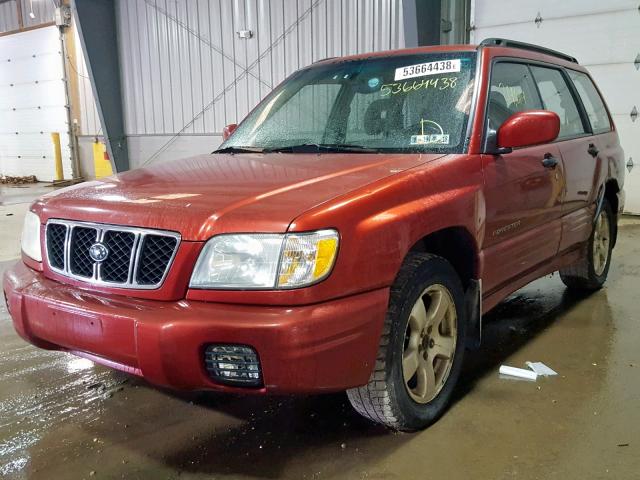 JF1SF656X1H740655 - 2001 SUBARU FORESTER S 红色 照片 2