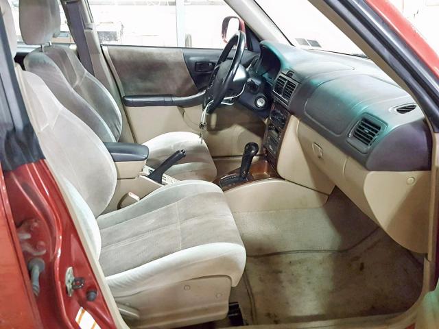 JF1SF656X1H740655 - 2001 SUBARU FORESTER S 红色 照片 5