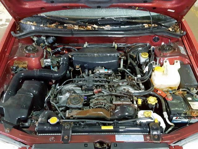 JF1SF656X1H740655 - 2001 SUBARU FORESTER S 红色 照片 7