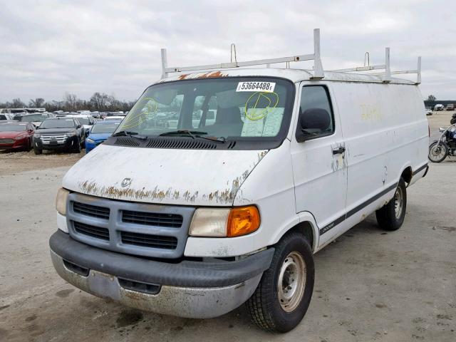 2B7KB31Y2WK163538 - 1998 DODGE RAM VAN B3 WHITE photo 2