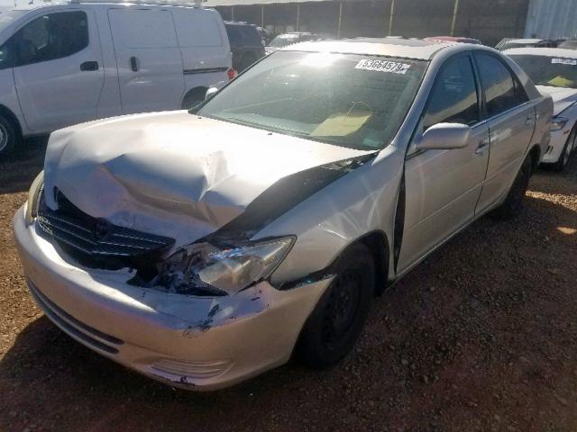 4T1BE32K63U751543 - 2003 TOYOTA CAMRY LE SILVER photo 2