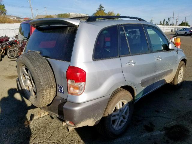 JTEGH20V510023978 - 2001 TOYOTA RAV4 SILVER photo 4