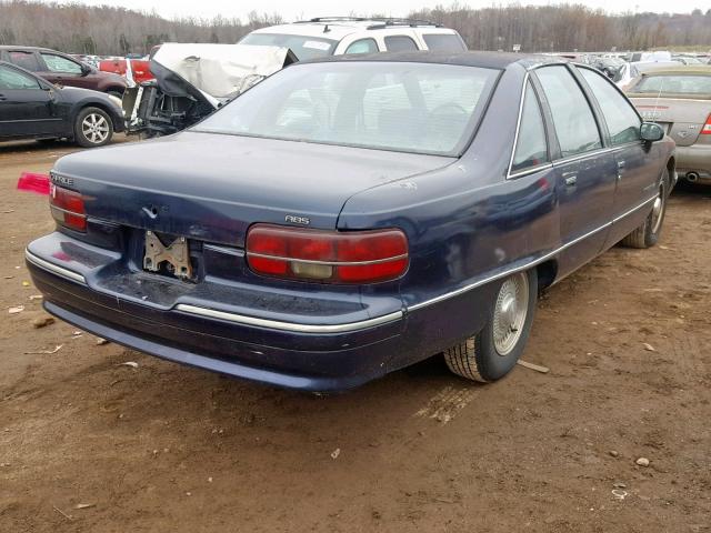 1G1BN53EXMW186592 - 1991 CHEVROLET CAPRICE CL BLUE photo 4