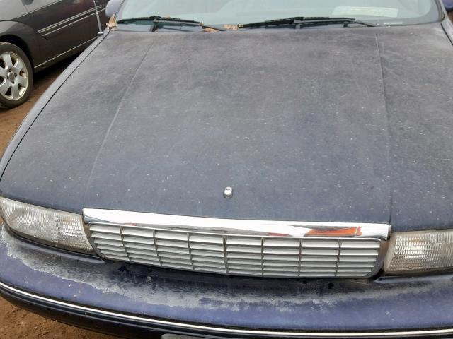 1G1BN53EXMW186592 - 1991 CHEVROLET CAPRICE CL BLUE photo 7