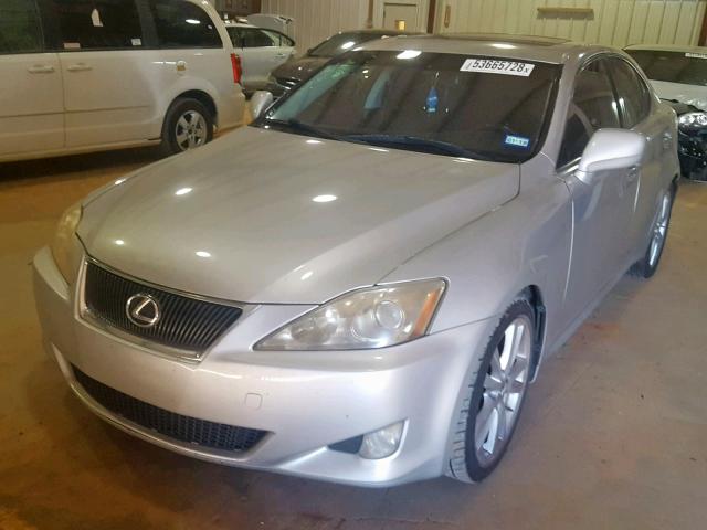 JTHBK262265021806 - 2006 LEXUS IS 250 SILVER photo 2