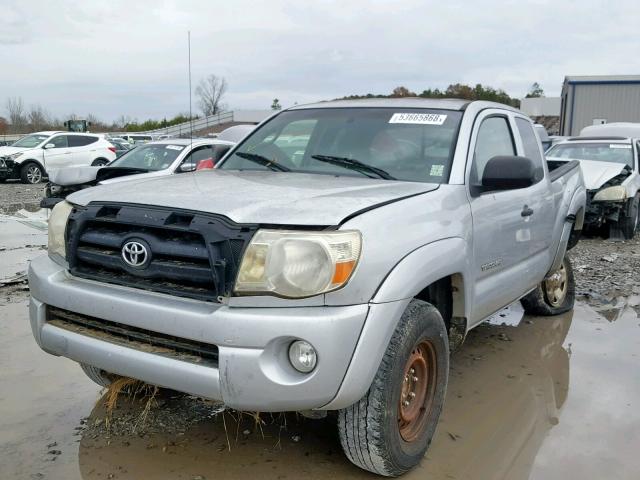 5TETU62N55Z107517 - 2005 TOYOTA TACOMA PRE GRAY photo 2