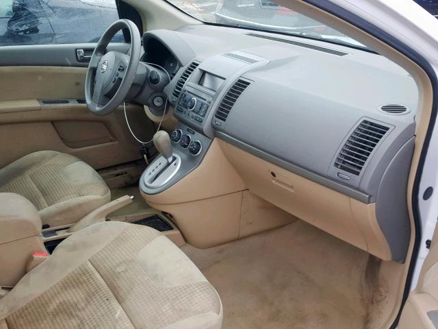 3N1AB61E38L705887 - 2008 NISSAN SENTRA 2.0 WHITE photo 5