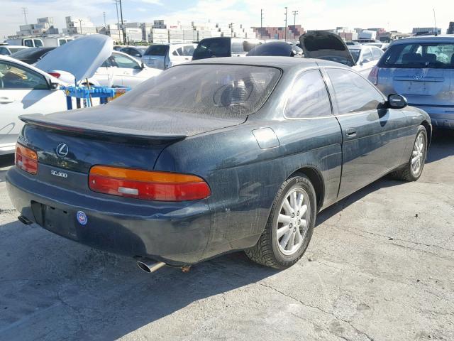 JT8UZ30C8N0005309 - 1992 LEXUS SC 400 GREEN photo 4