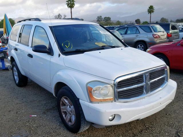 1D4HD48D15F501380 - 2005 DODGE DURANGO SL WHITE photo 1