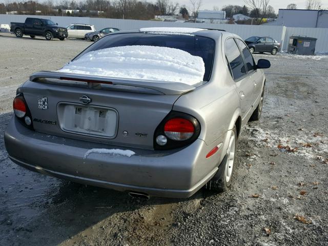 JN1CA31A31T309659 - 2001 NISSAN MAXIMA GXE GRAY photo 4