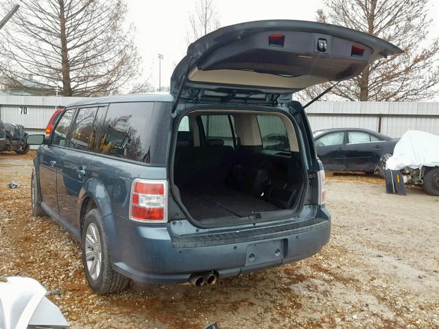 2FMGK5BC0ABA29006 - 2010 FORD FLEX SE GRAY photo 3