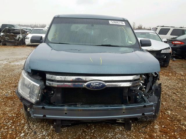 2FMGK5BC0ABA29006 - 2010 FORD FLEX SE GRAY photo 7