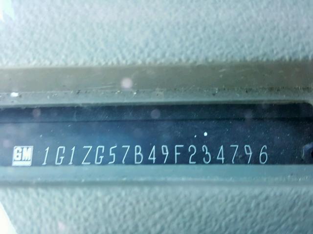 1G1ZG57B49F234796 - 2009 CHEVROLET MALIBU LS 石墨色 照片 10