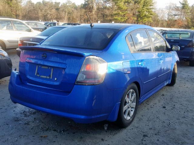 3N1AB61EX9L674879 - 2009 NISSAN SENTRA 2.0 BLUE photo 4