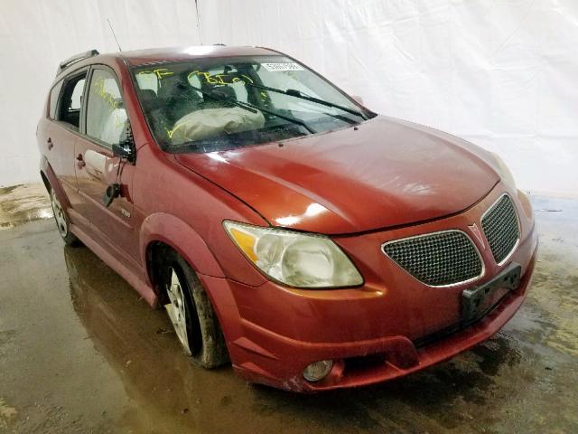 5Y2SL65898Z407856 - 2008 PONTIAC VIBE RED photo 1