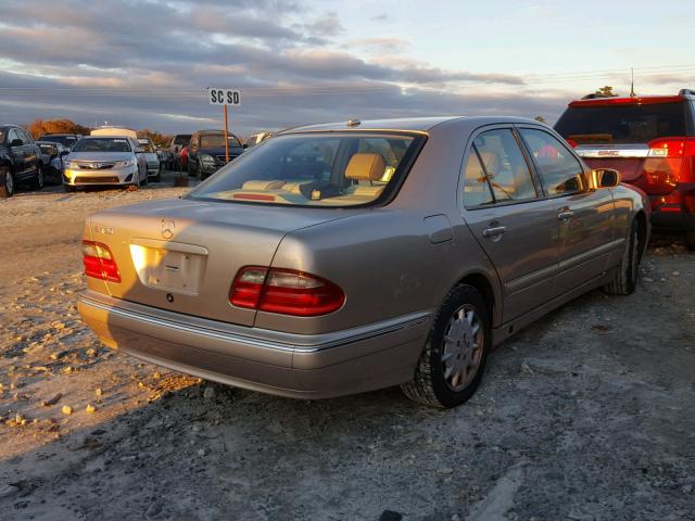 WDBJF65J01B311536 - 2001 MERCEDES-BENZ E 320 TAN photo 4