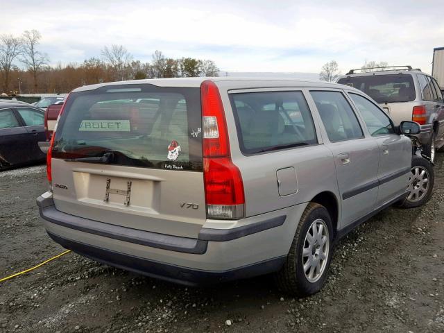 YV1SW61R712077195 - 2001 VOLVO V70 SILVER photo 4