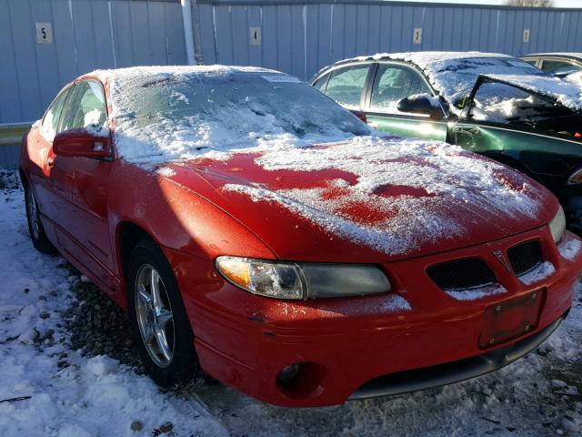 1G2WP12KX2F118023 - 2002 PONTIAC GRAND PRIX RED photo 1